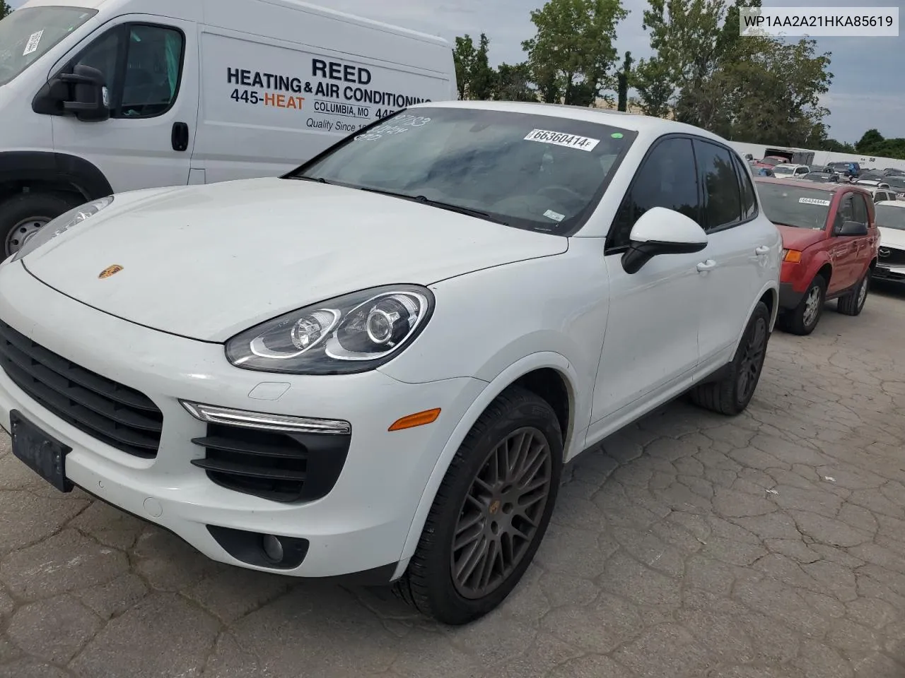 WP1AA2A21HKA85619 2017 Porsche Cayenne