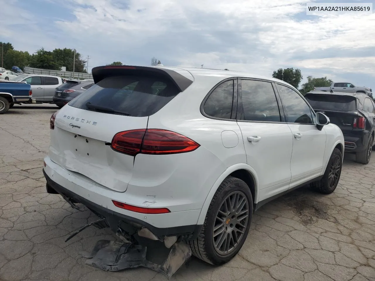 WP1AA2A21HKA85619 2017 Porsche Cayenne