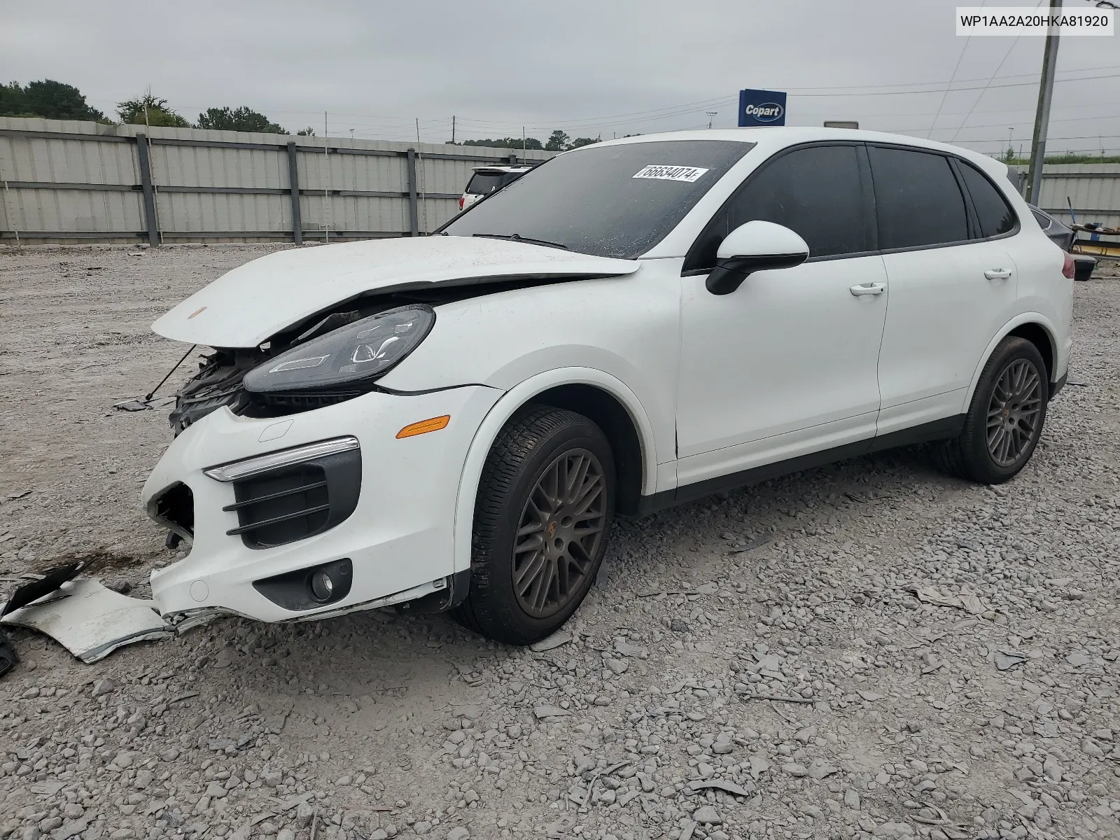 WP1AA2A20HKA81920 2017 Porsche Cayenne