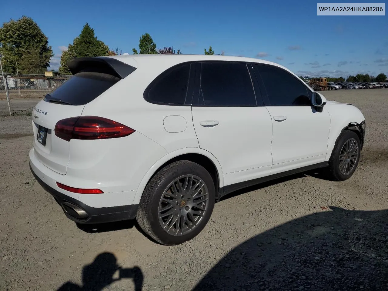 WP1AA2A24HKA88286 2017 Porsche Cayenne