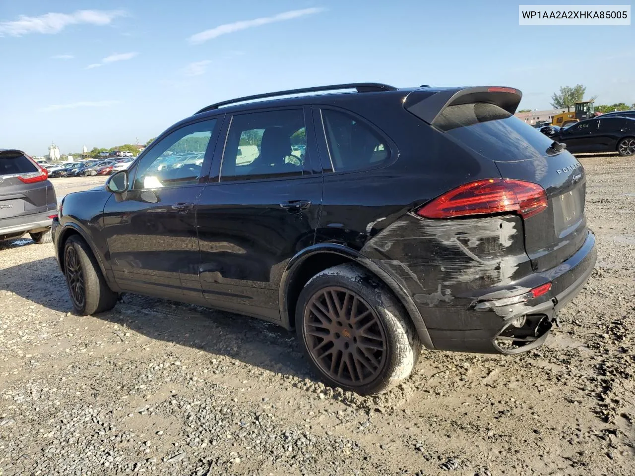 WP1AA2A2XHKA85005 2017 Porsche Cayenne