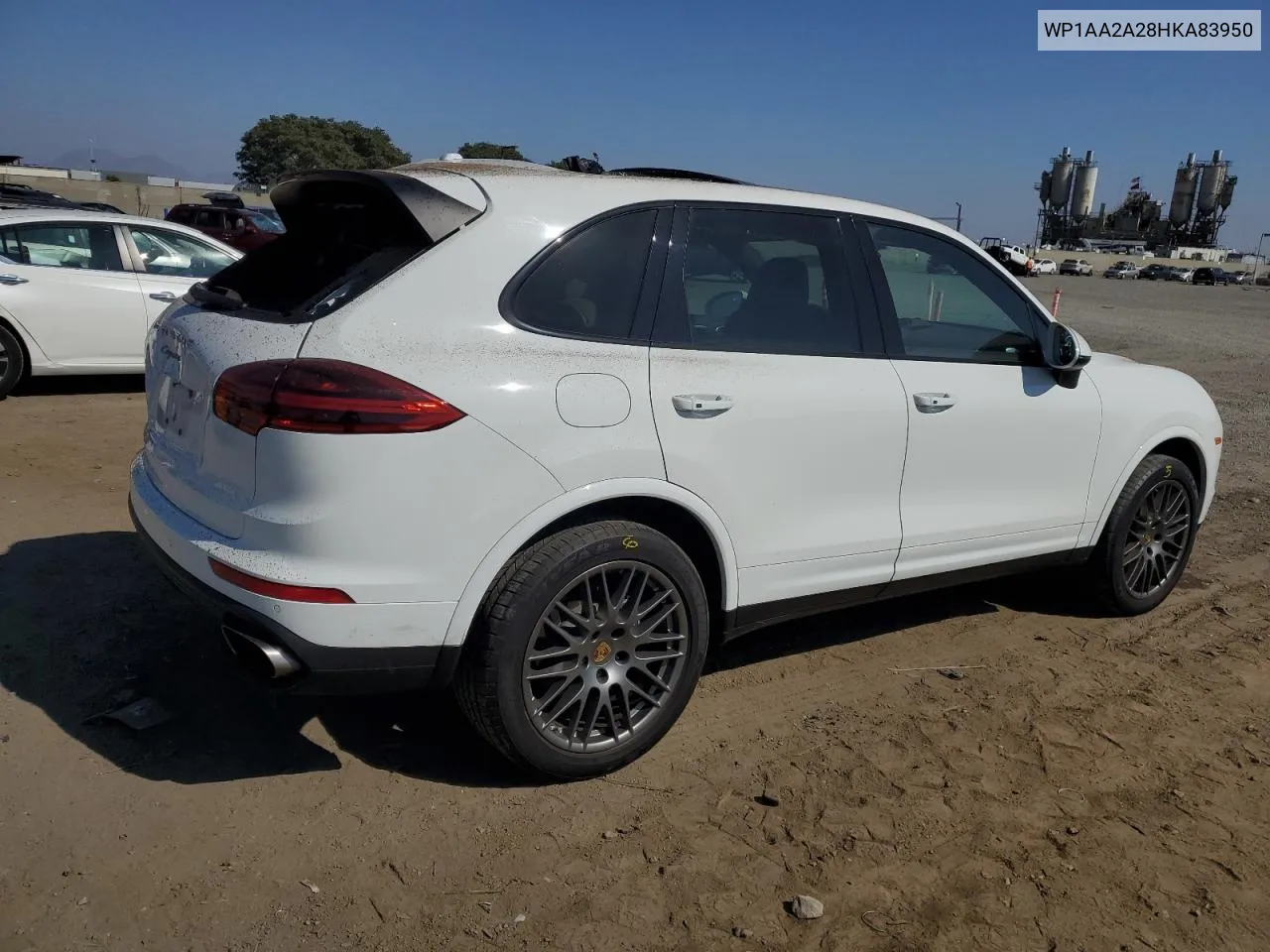 2017 Porsche Cayenne VIN: WP1AA2A28HKA83950 Lot: 69931694