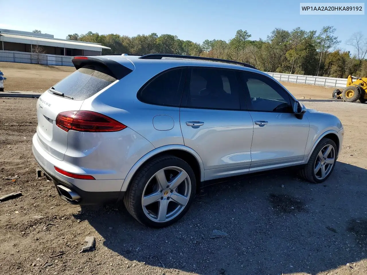 WP1AA2A20HKA89192 2017 Porsche Cayenne