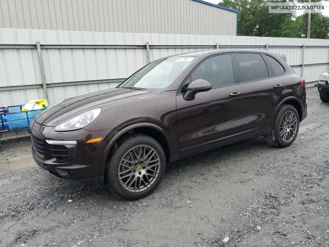 WP1AA2A22JKA07114 2018 Porsche Cayenne