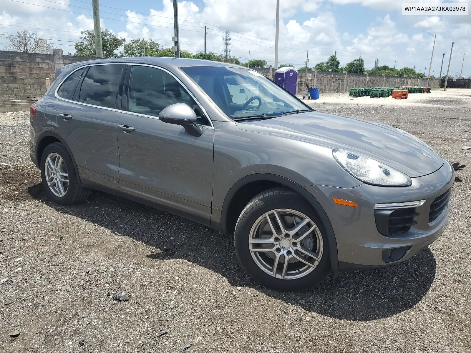 WP1AA2A27JKA03978 2018 Porsche Cayenne