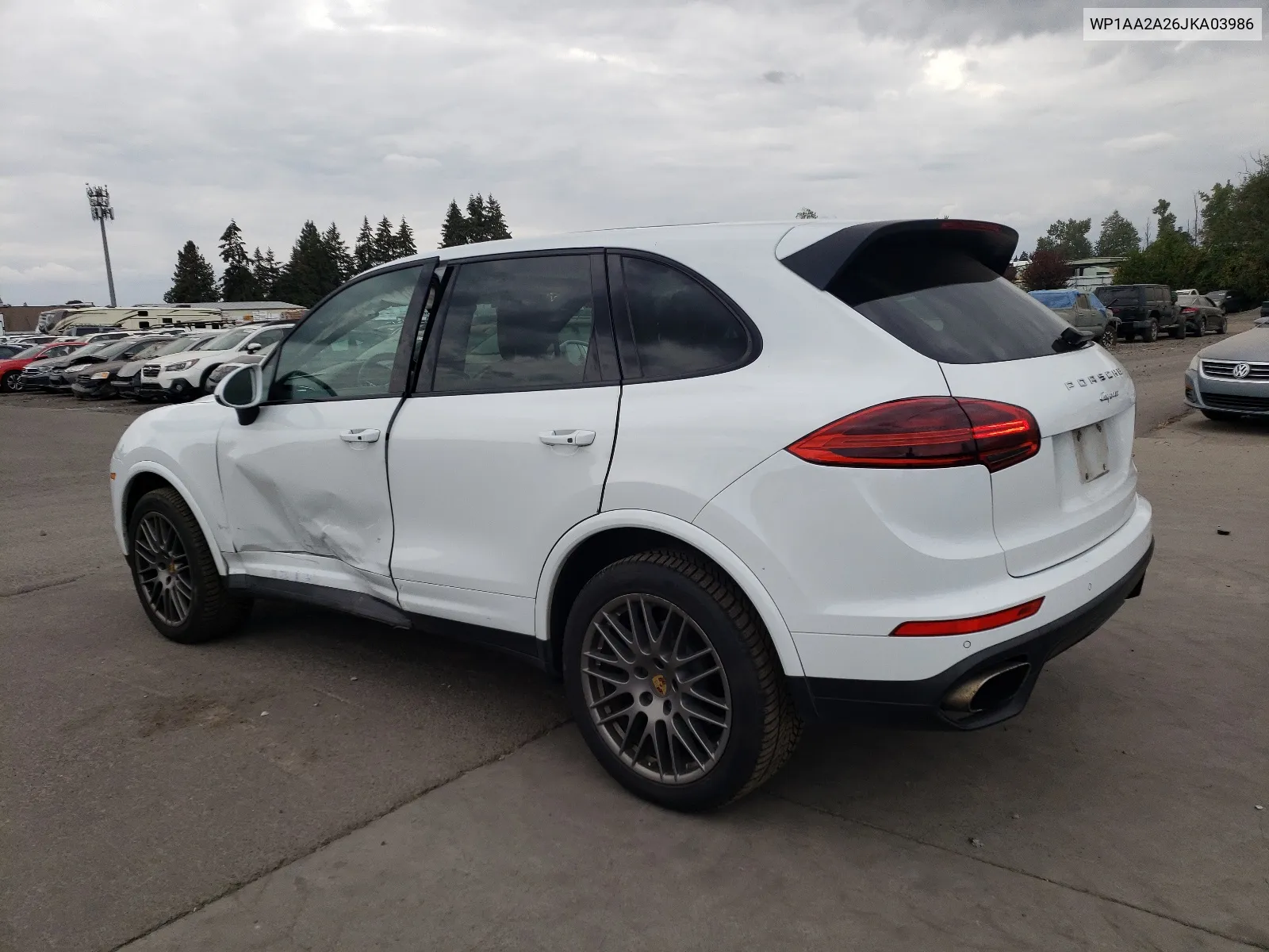 2018 Porsche Cayenne VIN: WP1AA2A26JKA03986 Lot: 67381924