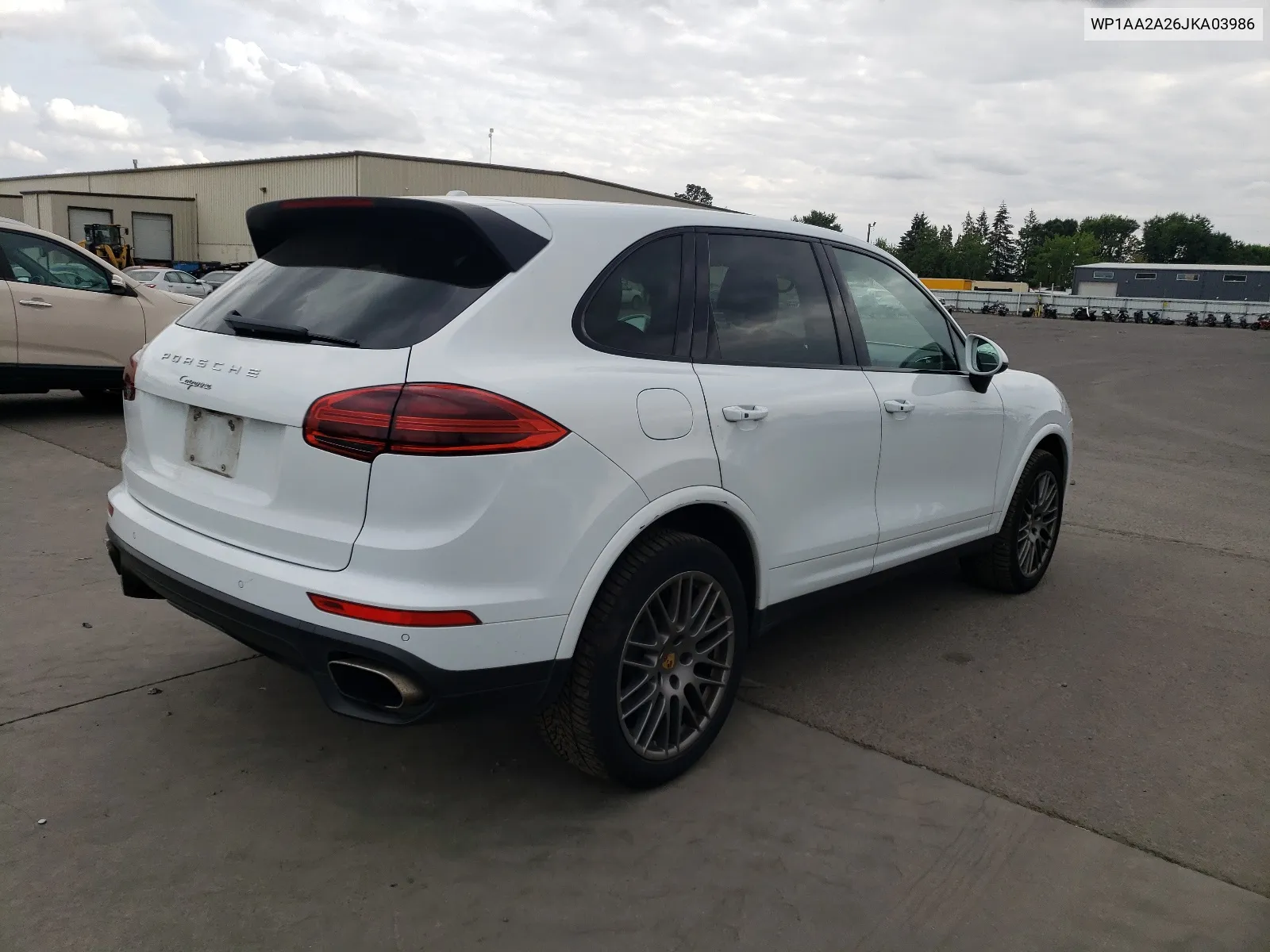 2018 Porsche Cayenne VIN: WP1AA2A26JKA03986 Lot: 67381924