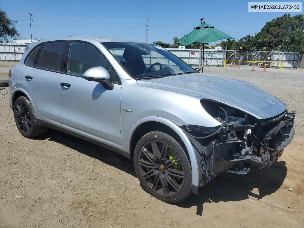 2018 Porsche Cayenne Se Hybrid Platinum VIN: WP1AE2A28JLA72452 Lot: 68903724