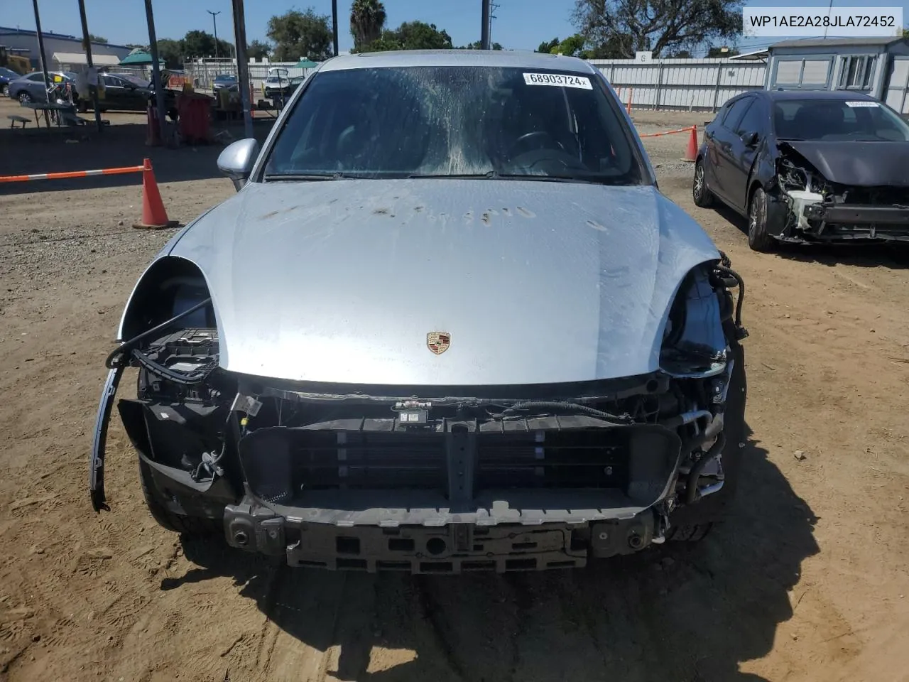 WP1AE2A28JLA72452 2018 Porsche Cayenne Se Hybrid Platinum