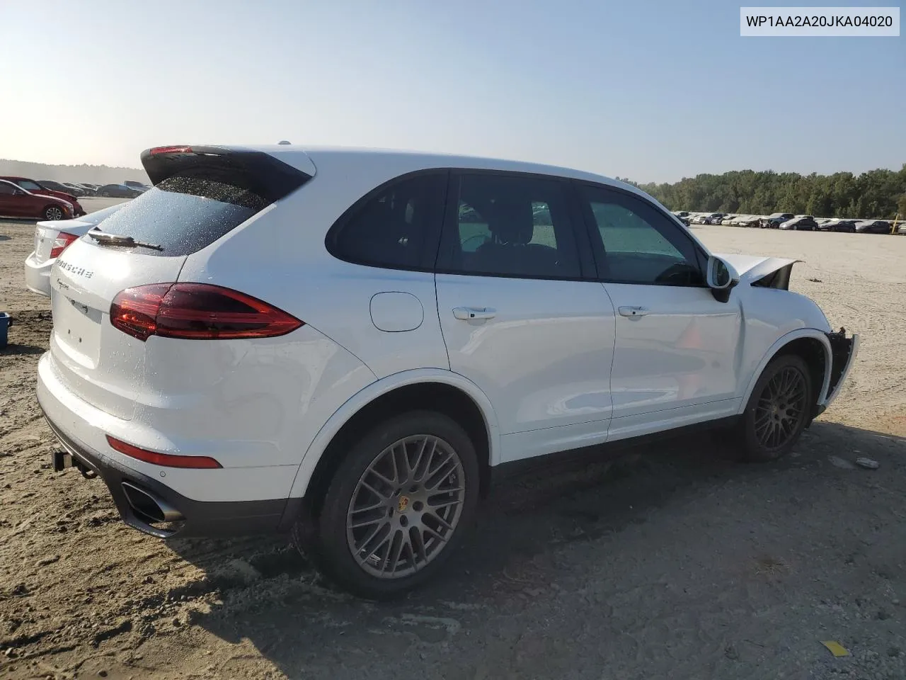 2018 Porsche Cayenne VIN: WP1AA2A20JKA04020 Lot: 69030334