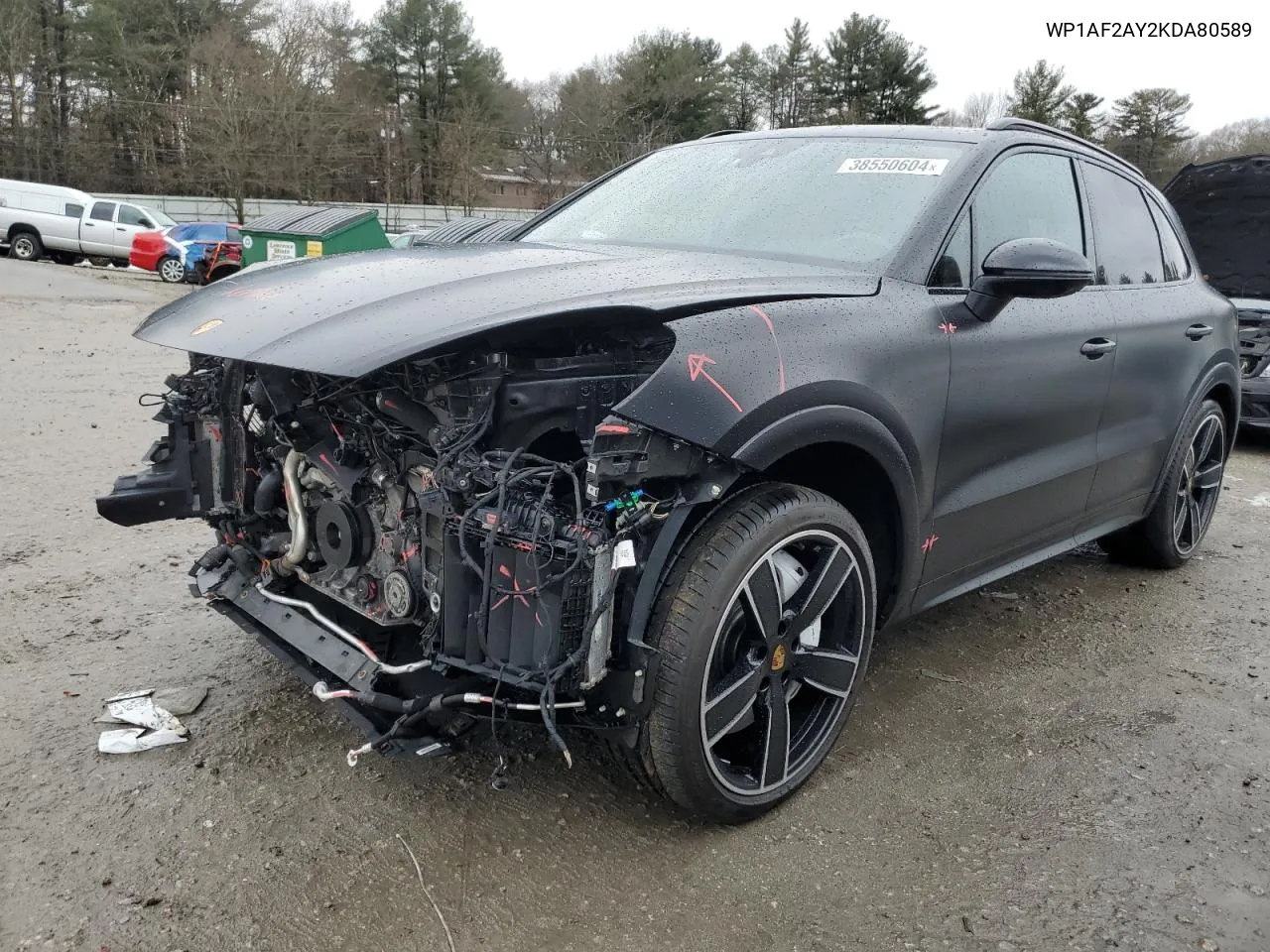 WP1AF2AY2KDA80589 2019 Porsche Cayenne Turbo