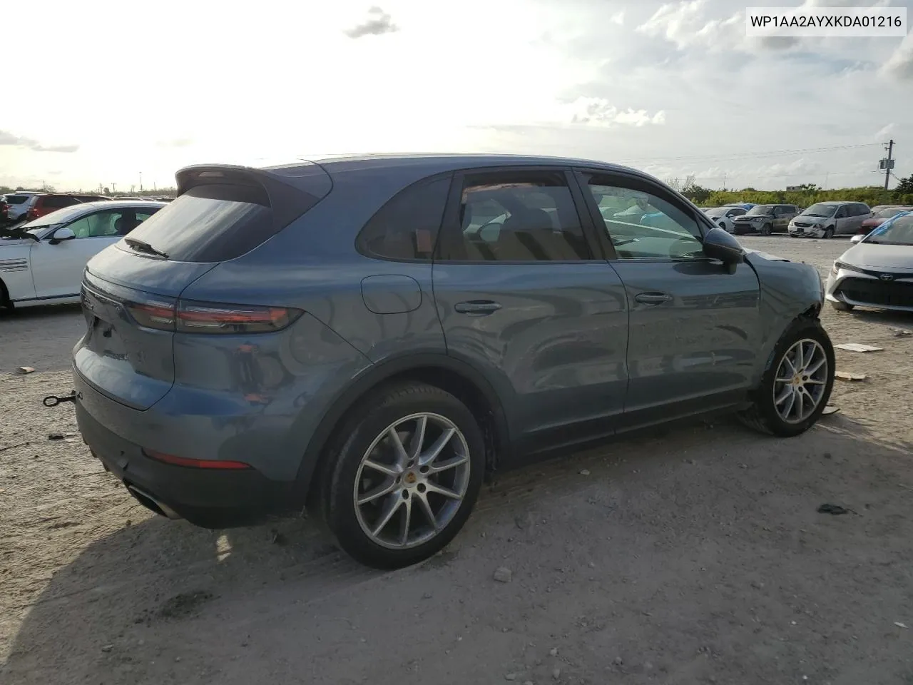 WP1AA2AYXKDA01216 2019 Porsche Cayenne