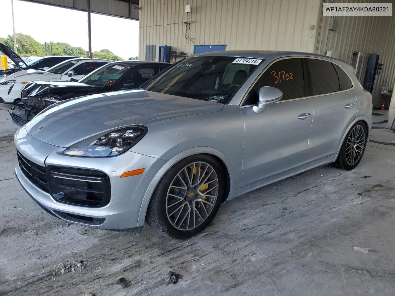 WP1AF2AY4KDA80321 2019 Porsche Cayenne Turbo