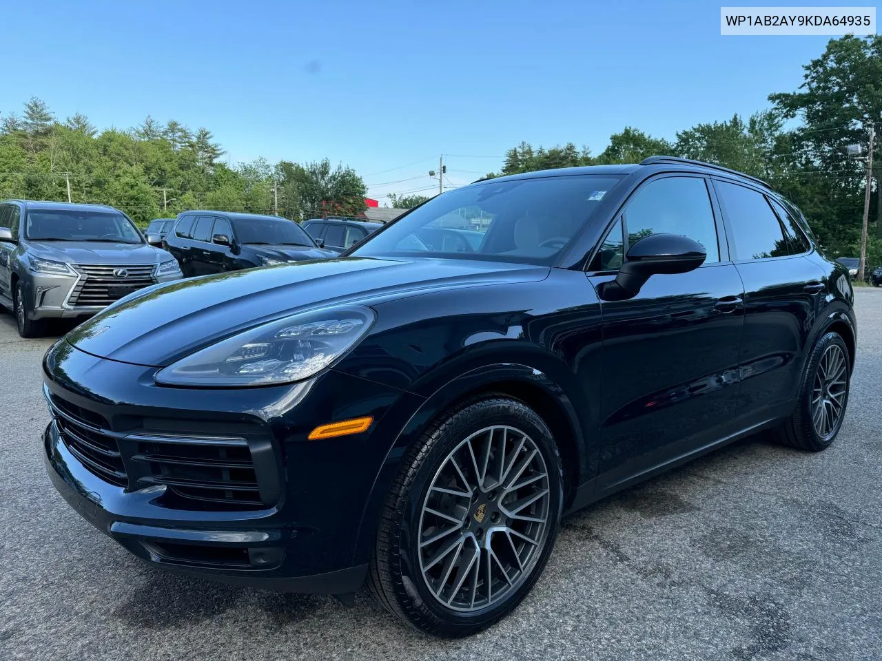 2019 Porsche Cayenne S VIN: WP1AB2AY9KDA64935 Lot: 58692894