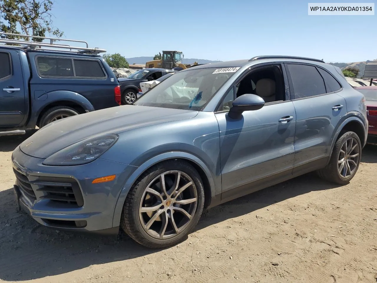 2019 Porsche Cayenne VIN: WP1AA2AY0KDA01354 Lot: 59168474