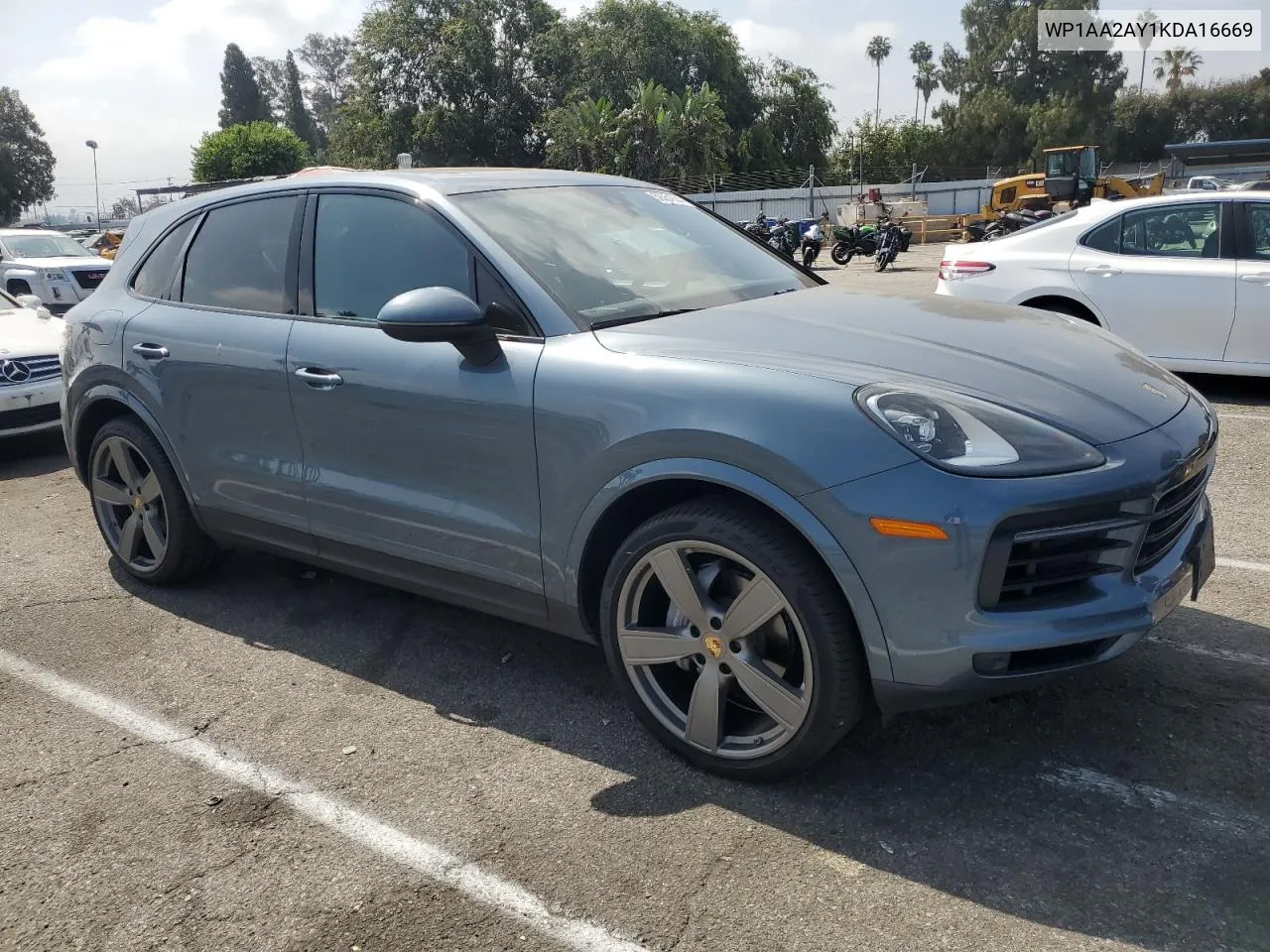 WP1AA2AY1KDA16669 2019 Porsche Cayenne