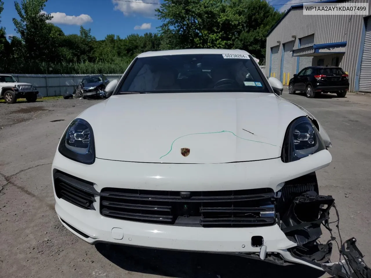 2019 Porsche Cayenne VIN: WP1AA2AY1KDA07499 Lot: 60238204