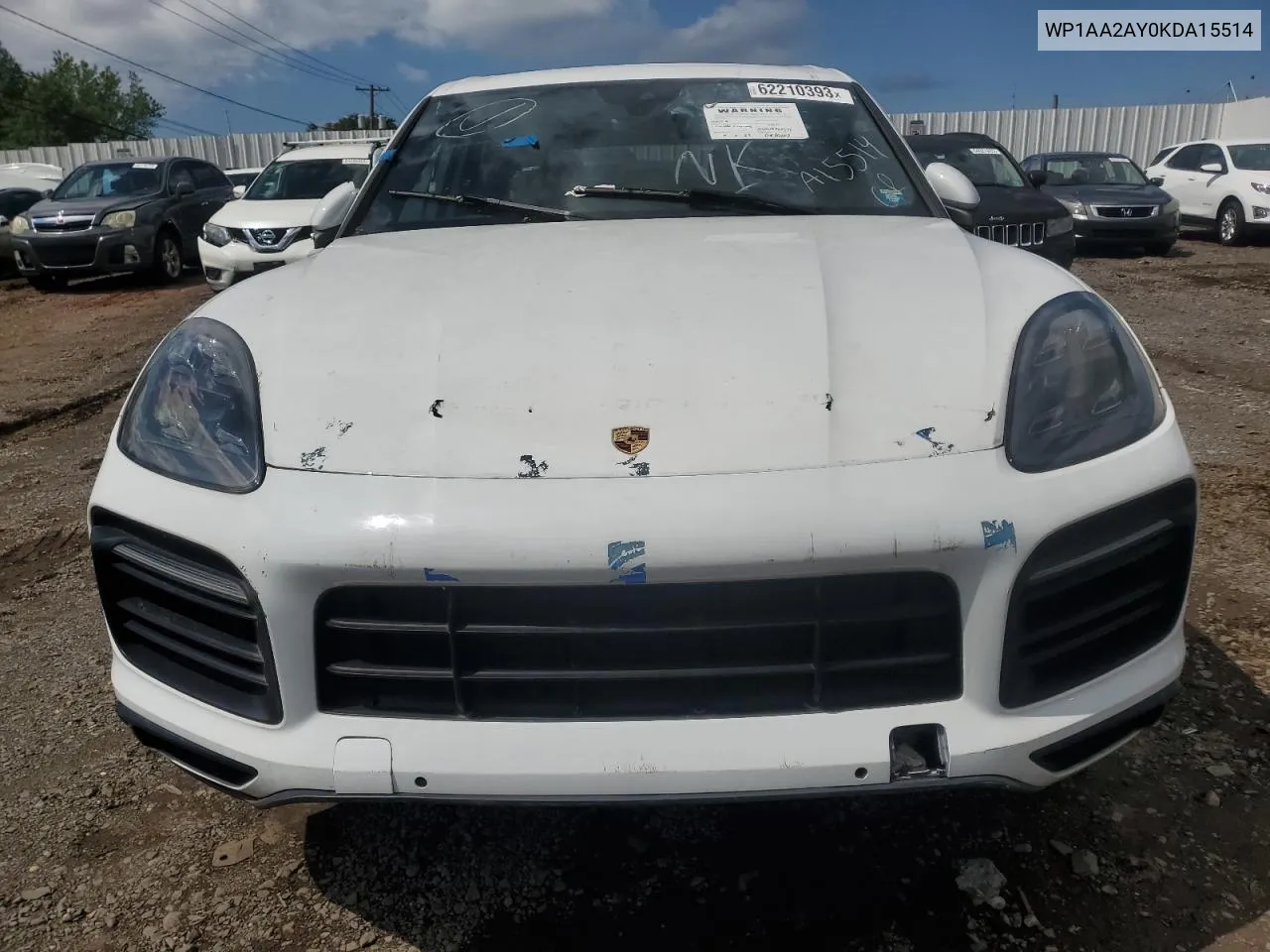 WP1AA2AY0KDA15514 2019 Porsche Cayenne