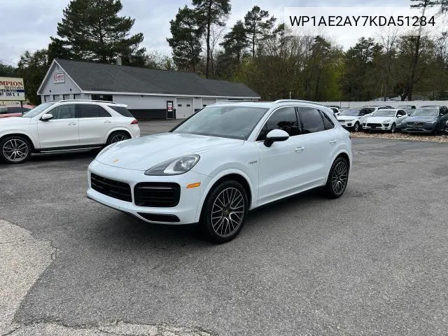 2019 Porsche Cayenne Se Hybrid VIN: WP1AE2AY7KDA51284 Lot: 67349424