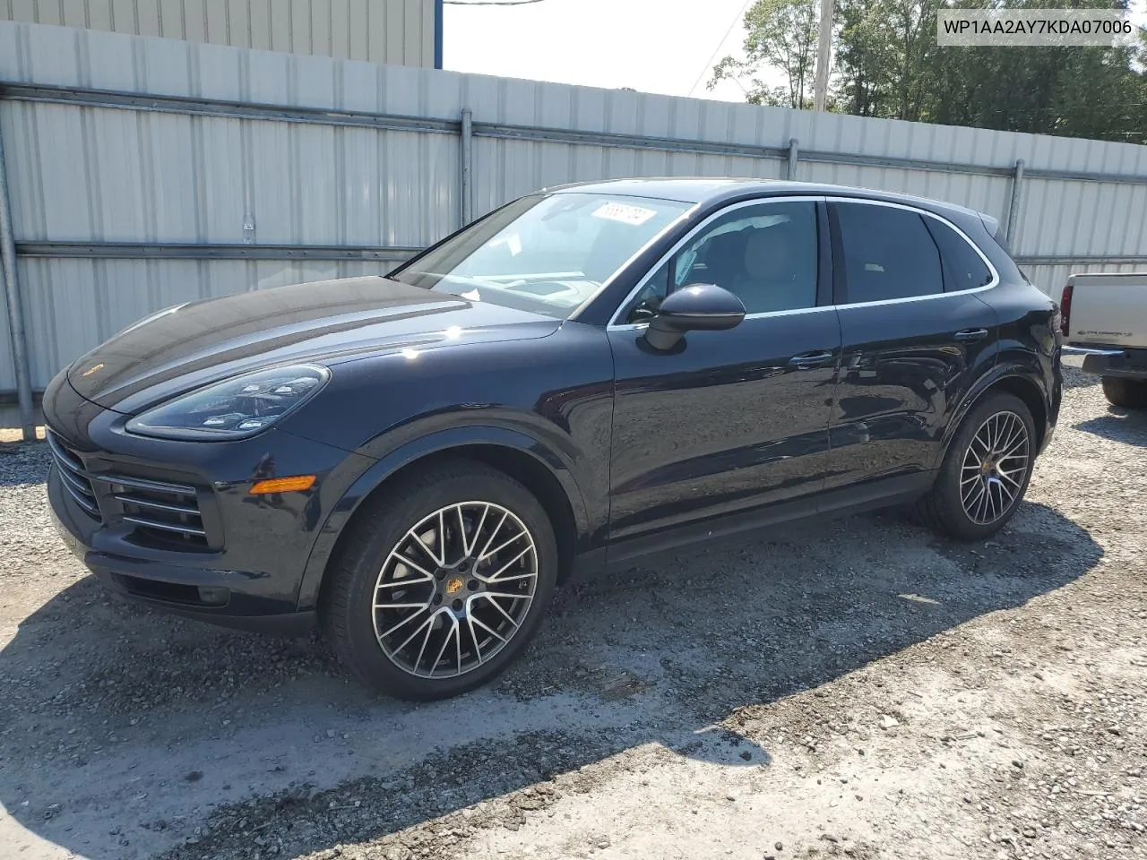 WP1AA2AY7KDA07006 2019 Porsche Cayenne