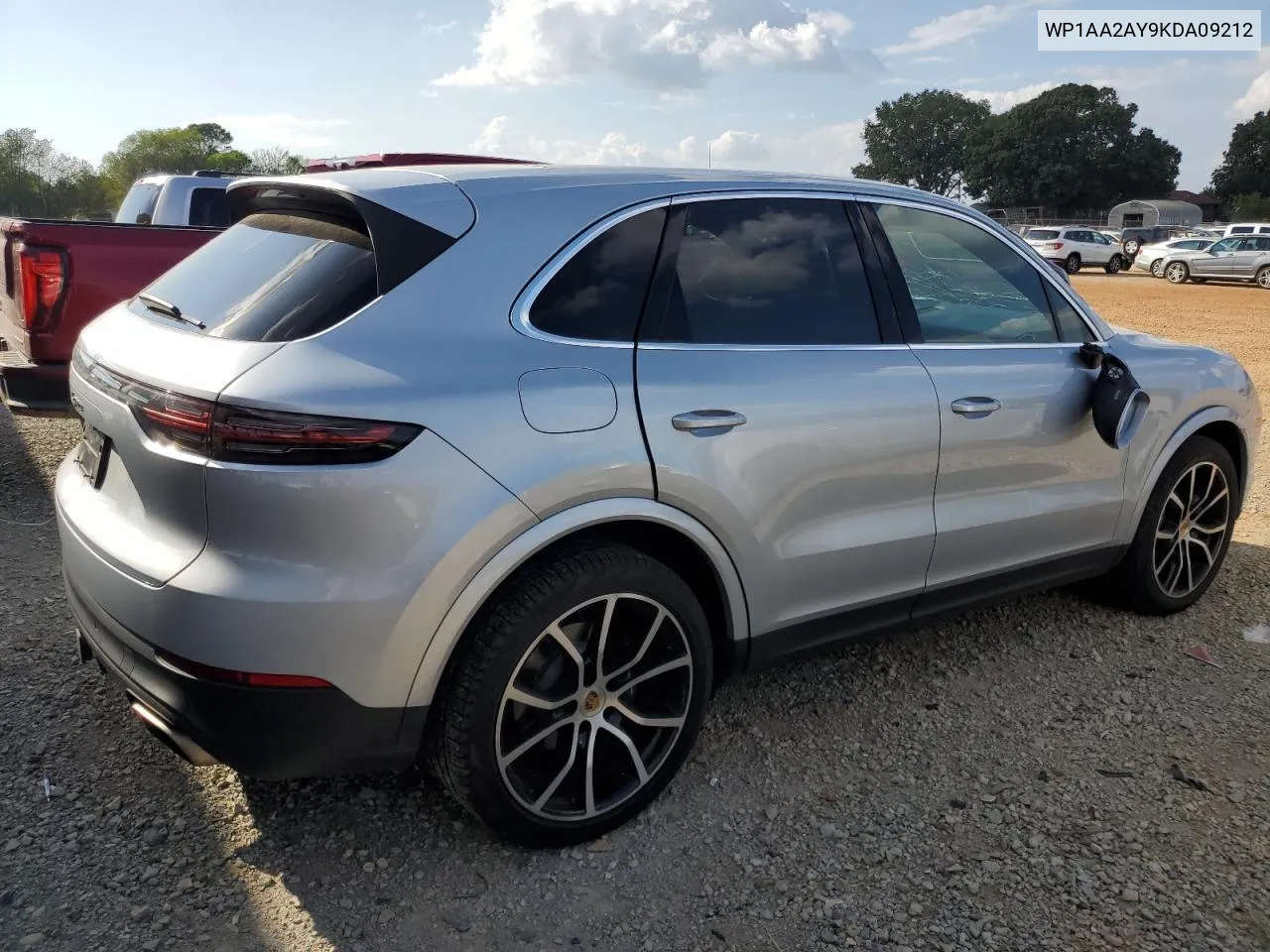 WP1AA2AY9KDA09212 2019 Porsche Cayenne