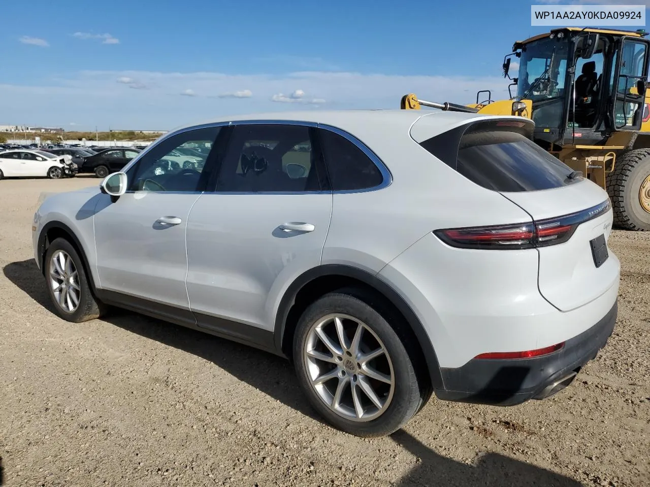 2019 Porsche Cayenne VIN: WP1AA2AY0KDA09924 Lot: 72241624