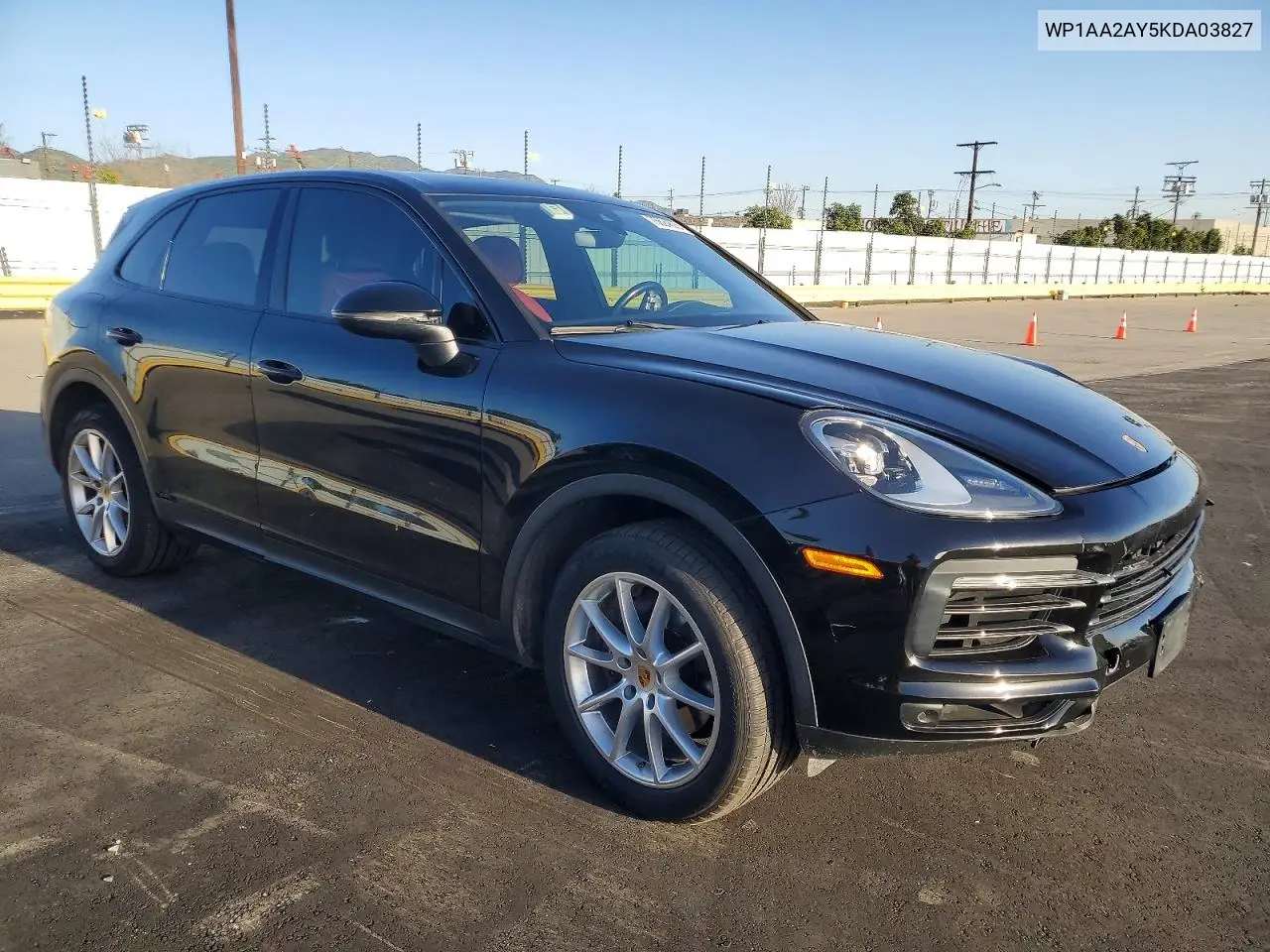 WP1AA2AY5KDA03827 2019 Porsche Cayenne