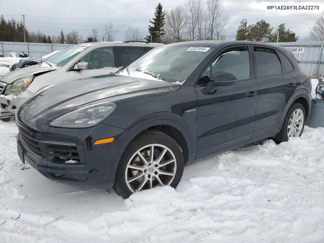 2020 Porsche Cayenne E-Hybrid VIN: WP1AE2AY3LDA22270 Lot: 43331044