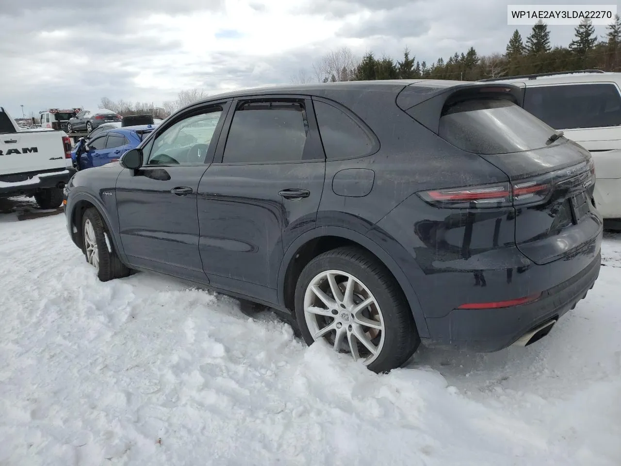 2020 Porsche Cayenne E-Hybrid VIN: WP1AE2AY3LDA22270 Lot: 43331044