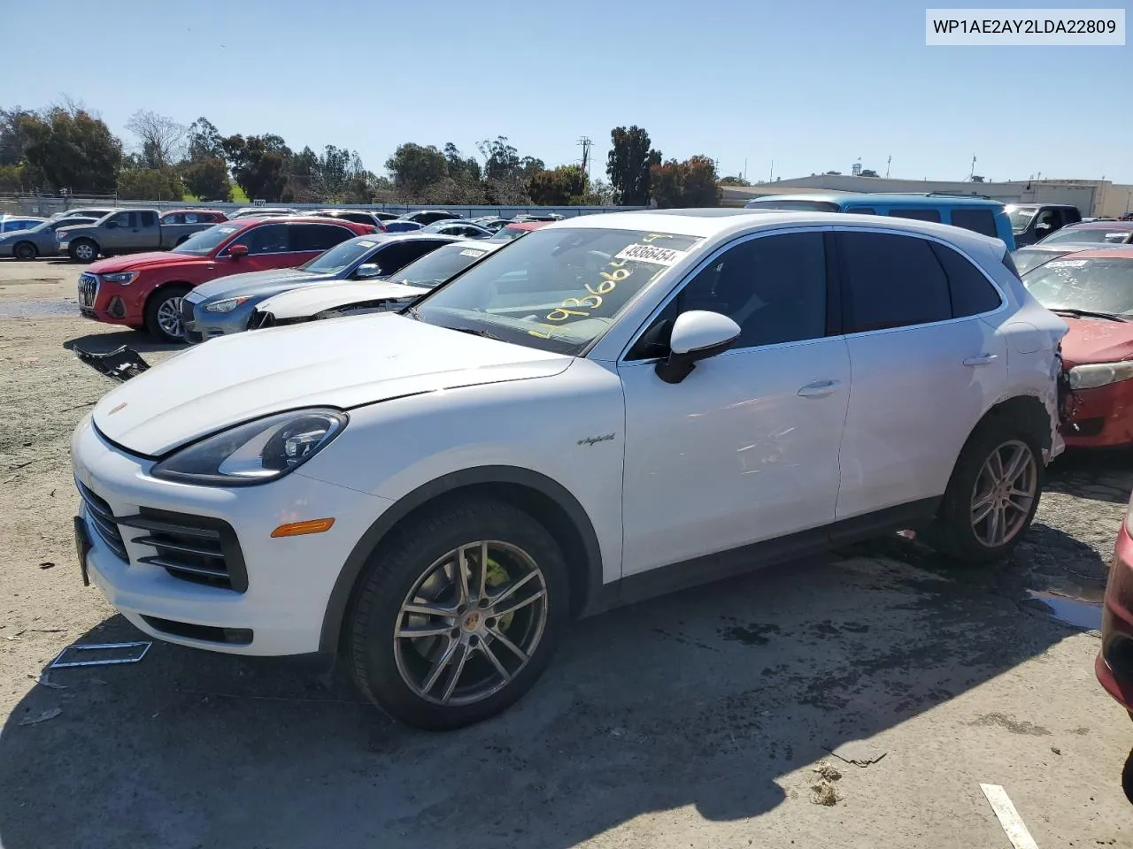 2020 Porsche Cayenne E-Hybrid VIN: WP1AE2AY2LDA22809 Lot: 49366454