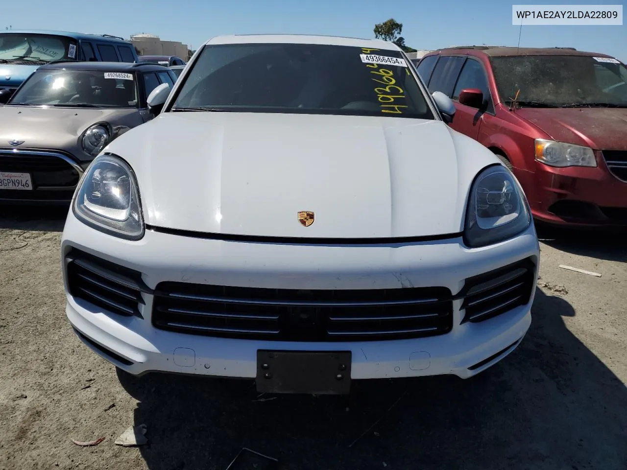 2020 Porsche Cayenne E-Hybrid VIN: WP1AE2AY2LDA22809 Lot: 49366454