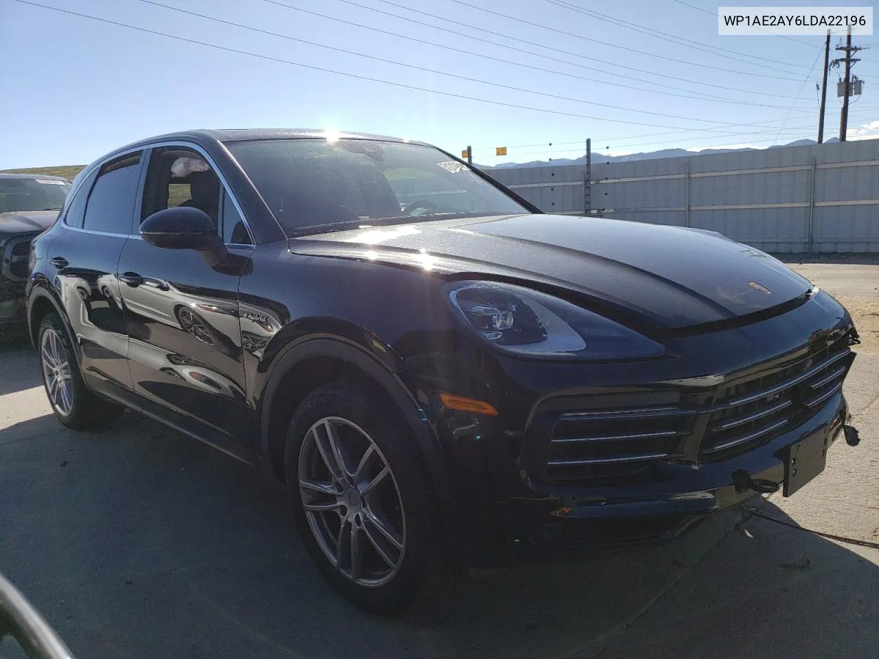 2020 Porsche Cayenne E-Hybrid VIN: WP1AE2AY6LDA22196 Lot: 51210464