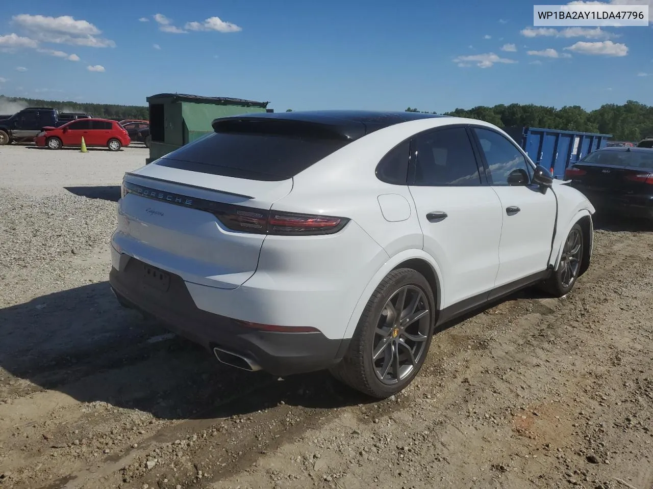 2020 Porsche Cayenne Coupe VIN: WP1BA2AY1LDA47796 Lot: 58069724