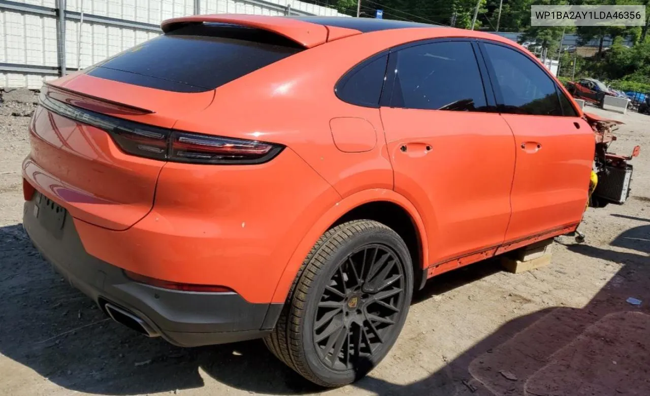 2020 Porsche Cayenne Coupe VIN: WP1BA2AY1LDA46356 Lot: 59174664