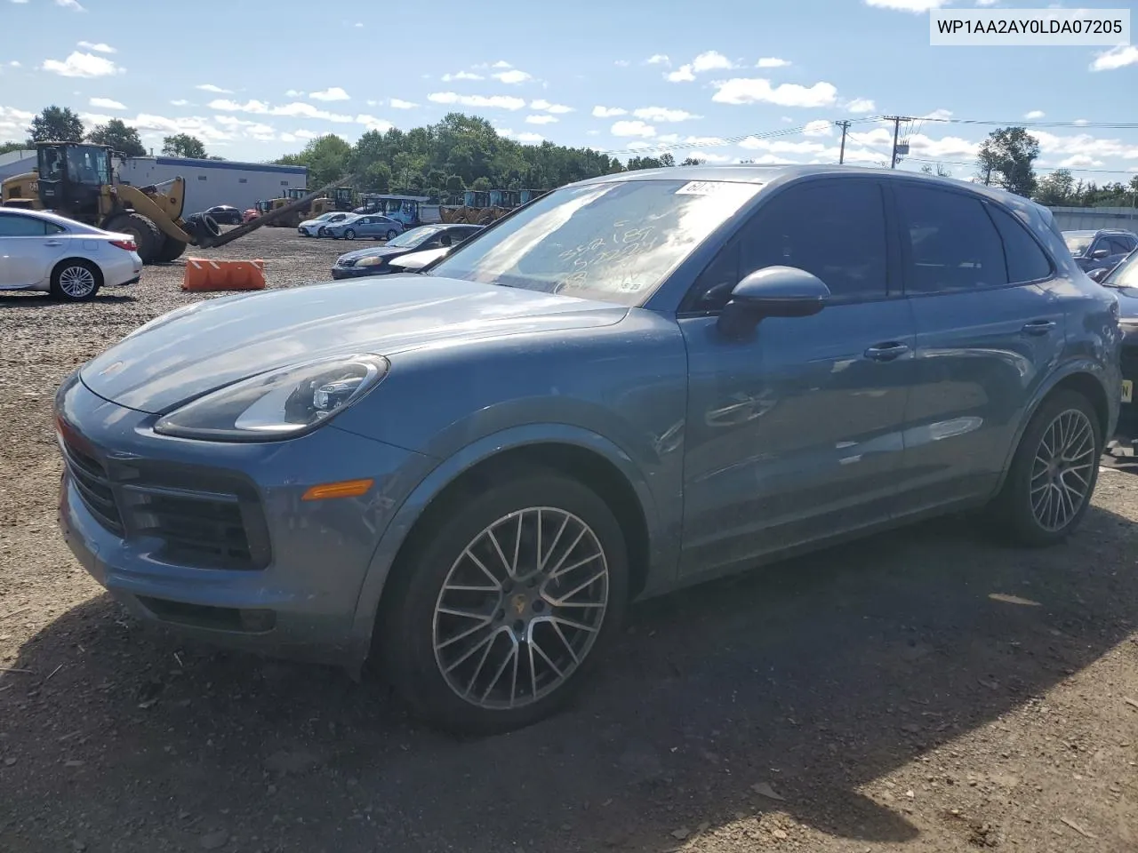 2020 Porsche Cayenne VIN: WP1AA2AY0LDA07205 Lot: 60768664