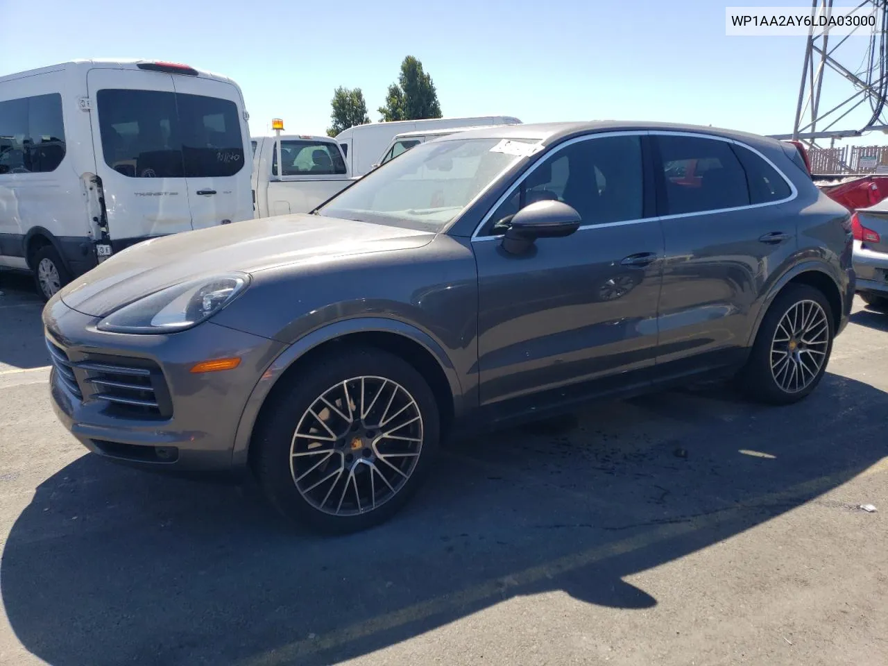 WP1AA2AY6LDA03000 2020 Porsche Cayenne