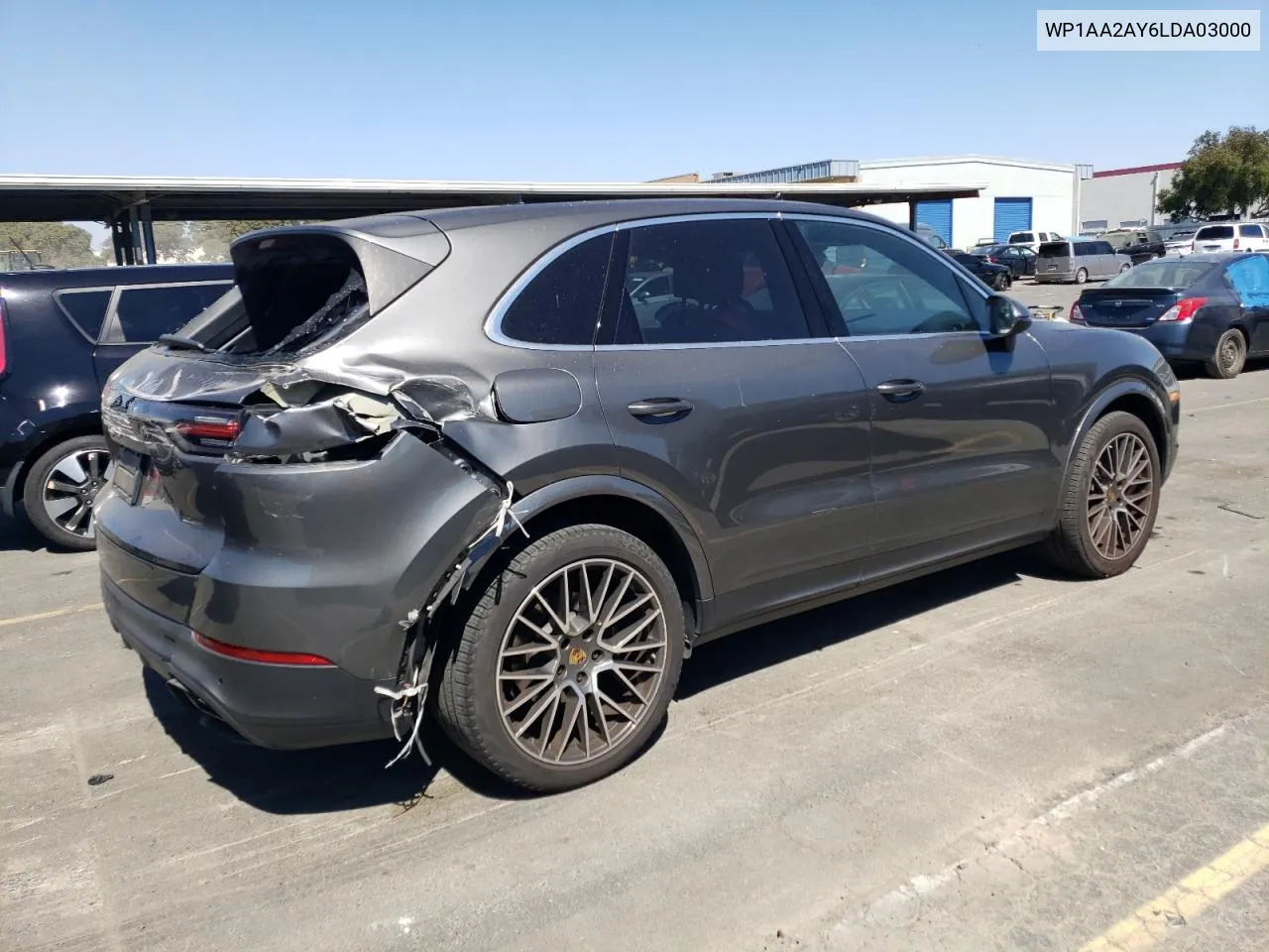 2020 Porsche Cayenne VIN: WP1AA2AY6LDA03000 Lot: 61134124