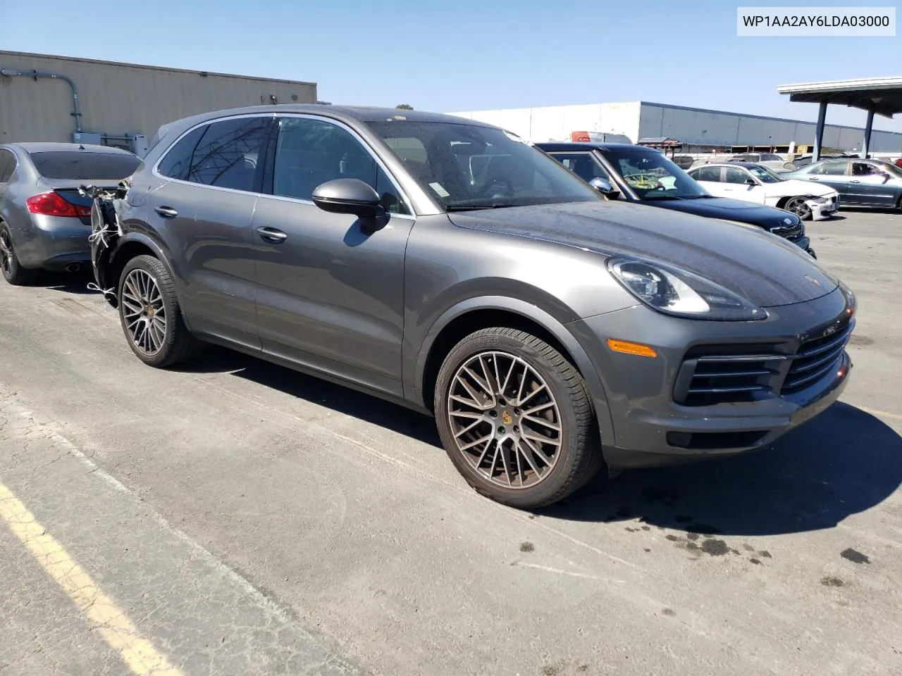 2020 Porsche Cayenne VIN: WP1AA2AY6LDA03000 Lot: 61134124