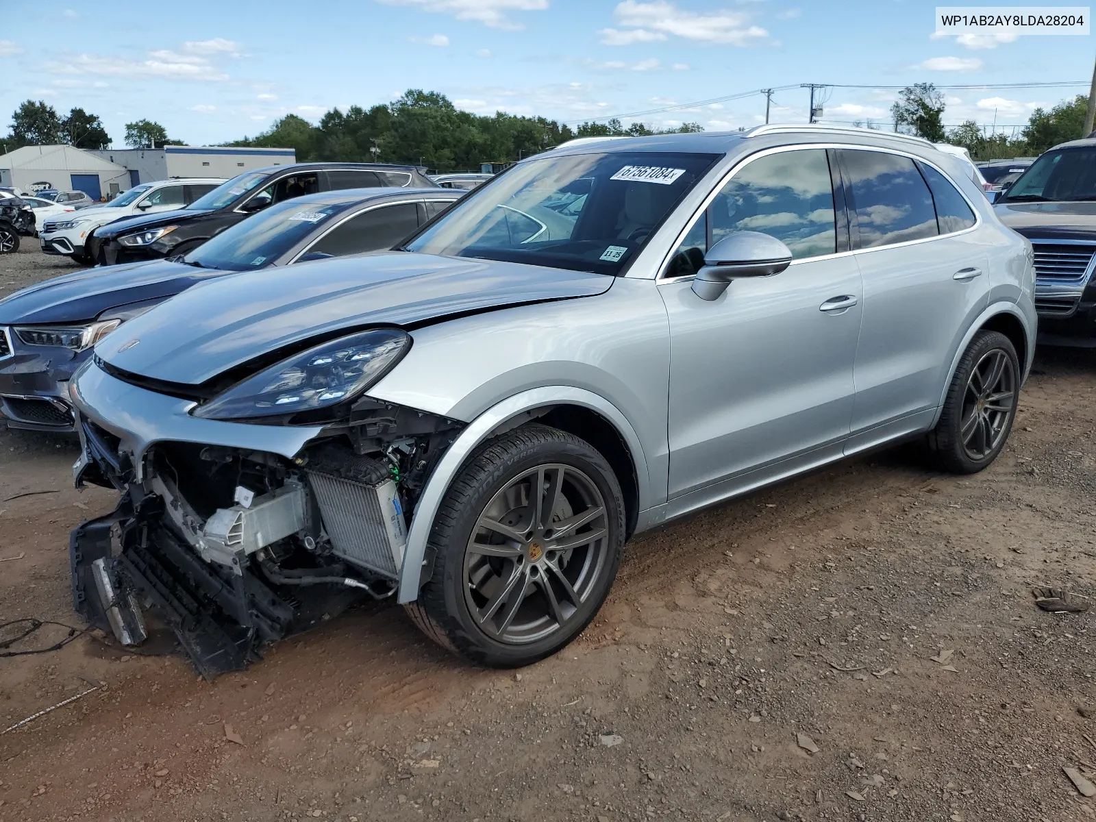 WP1AB2AY8LDA28204 2020 Porsche Cayenne S