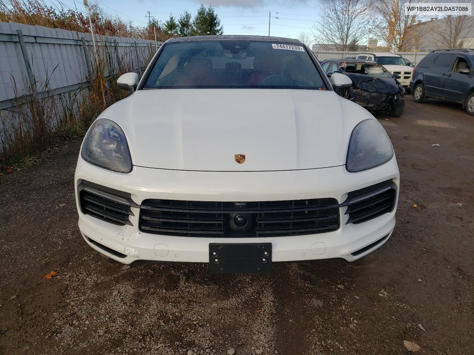 2020 Porsche Cayenne S Coupe VIN: WP1BB2AY2LDA57086 Lot: 74417233