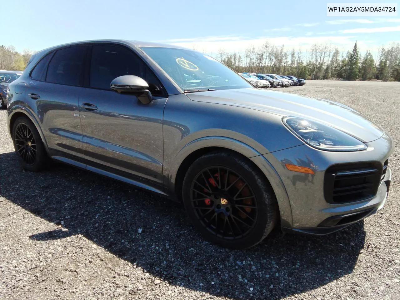 WP1AG2AY5MDA34724 2021 Porsche Cayenne Gts