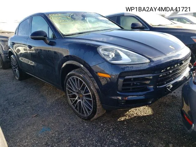 WP1BA2AY4MDA41721 2021 Porsche Cayenne Coupe