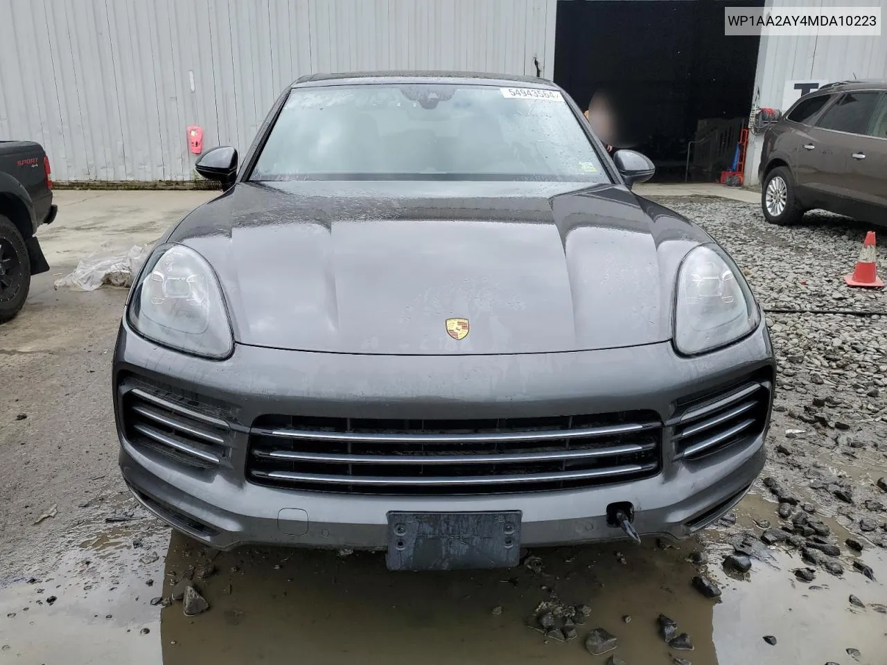 2021 Porsche Cayenne VIN: WP1AA2AY4MDA10223 Lot: 54943564