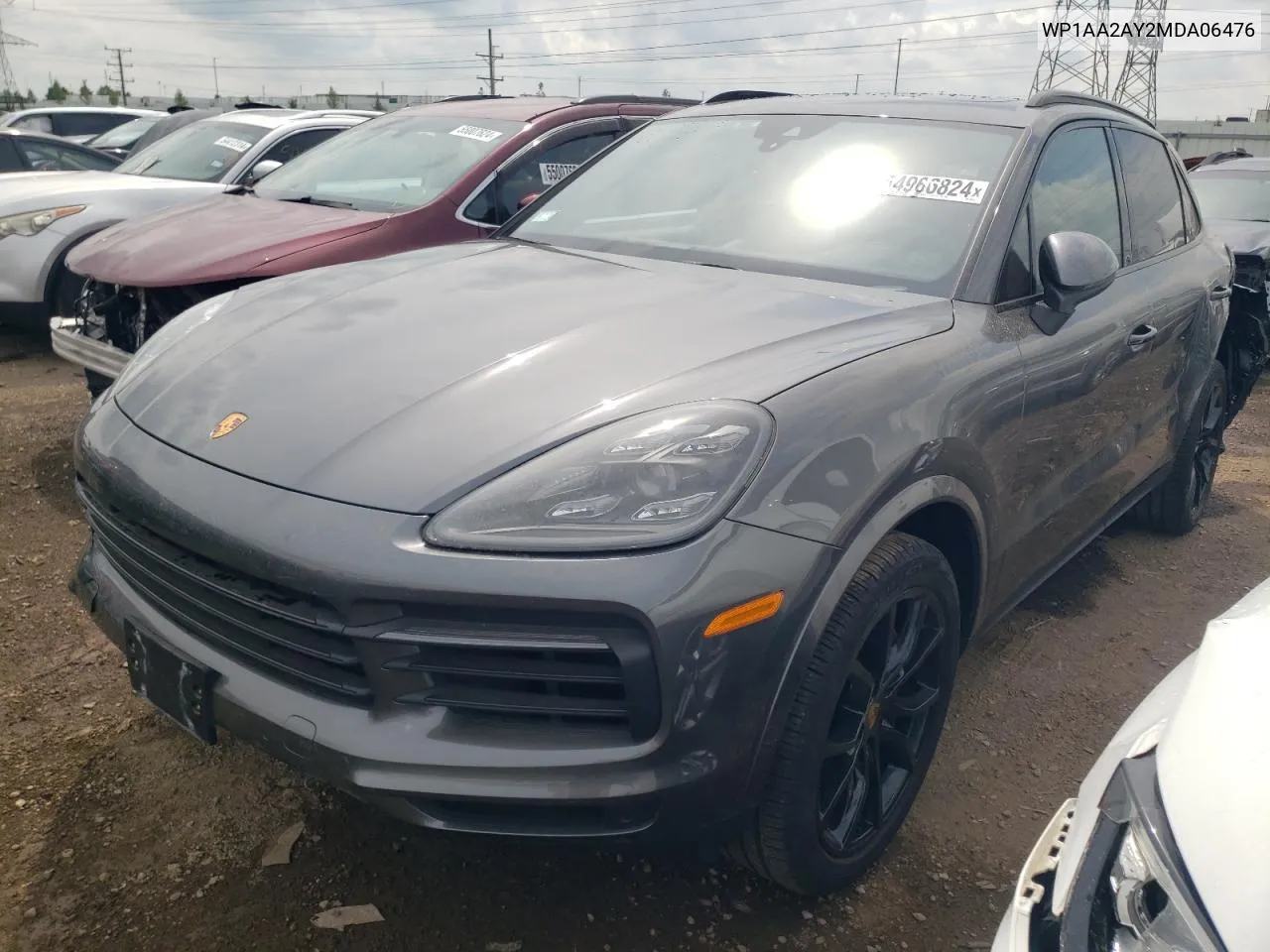 2021 Porsche Cayenne VIN: WP1AA2AY2MDA06476 Lot: 54966824