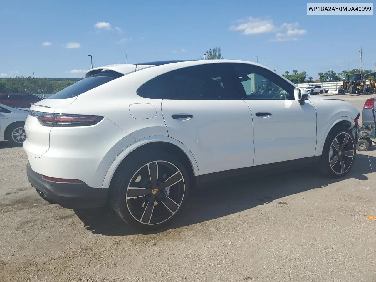 WP1BA2AY0MDA40999 2021 Porsche Cayenne Coupe