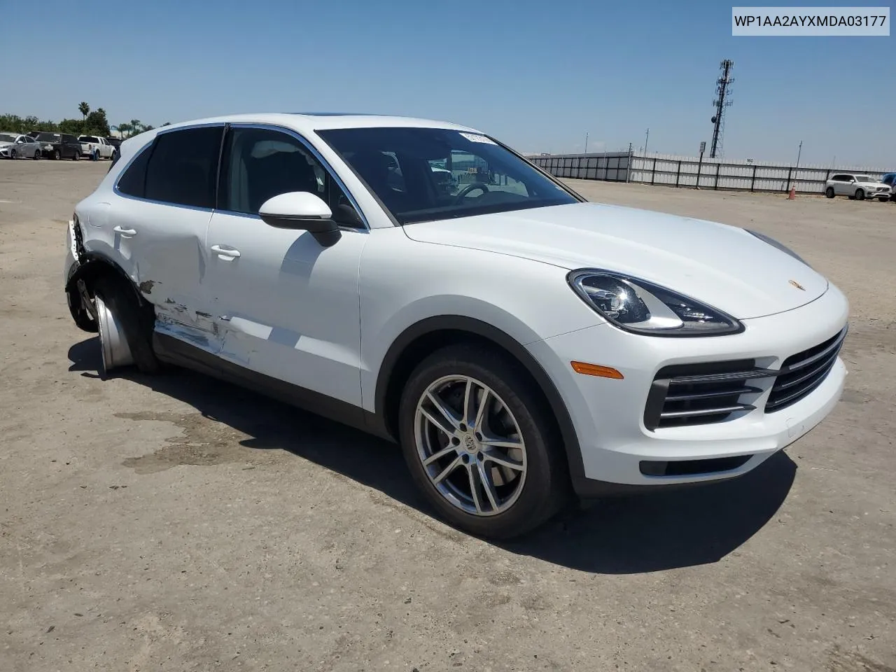 2021 Porsche Cayenne VIN: WP1AA2AYXMDA03177 Lot: 57173174