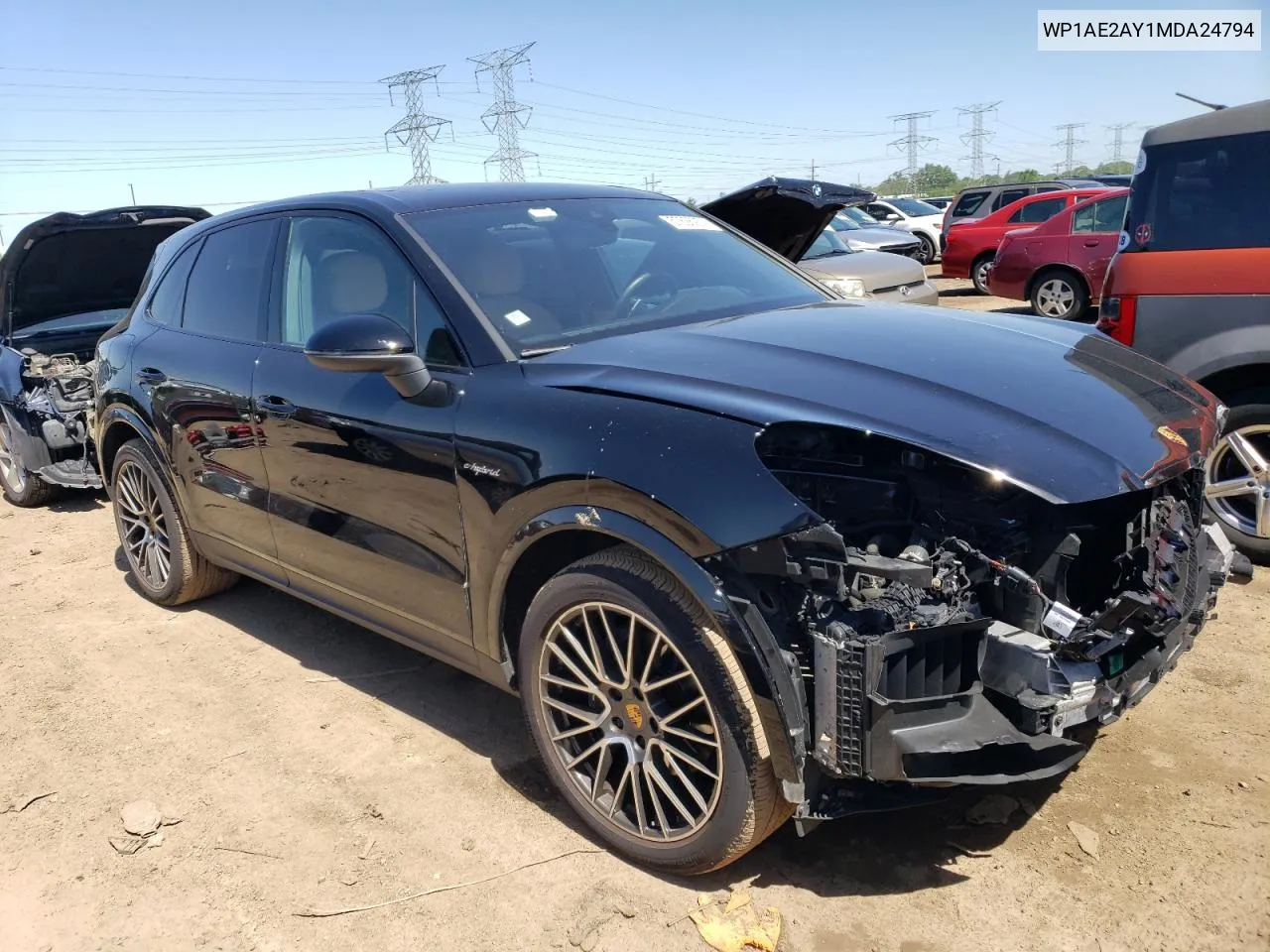 2021 Porsche Cayenne E-Hybrid VIN: WP1AE2AY1MDA24794 Lot: 57626974