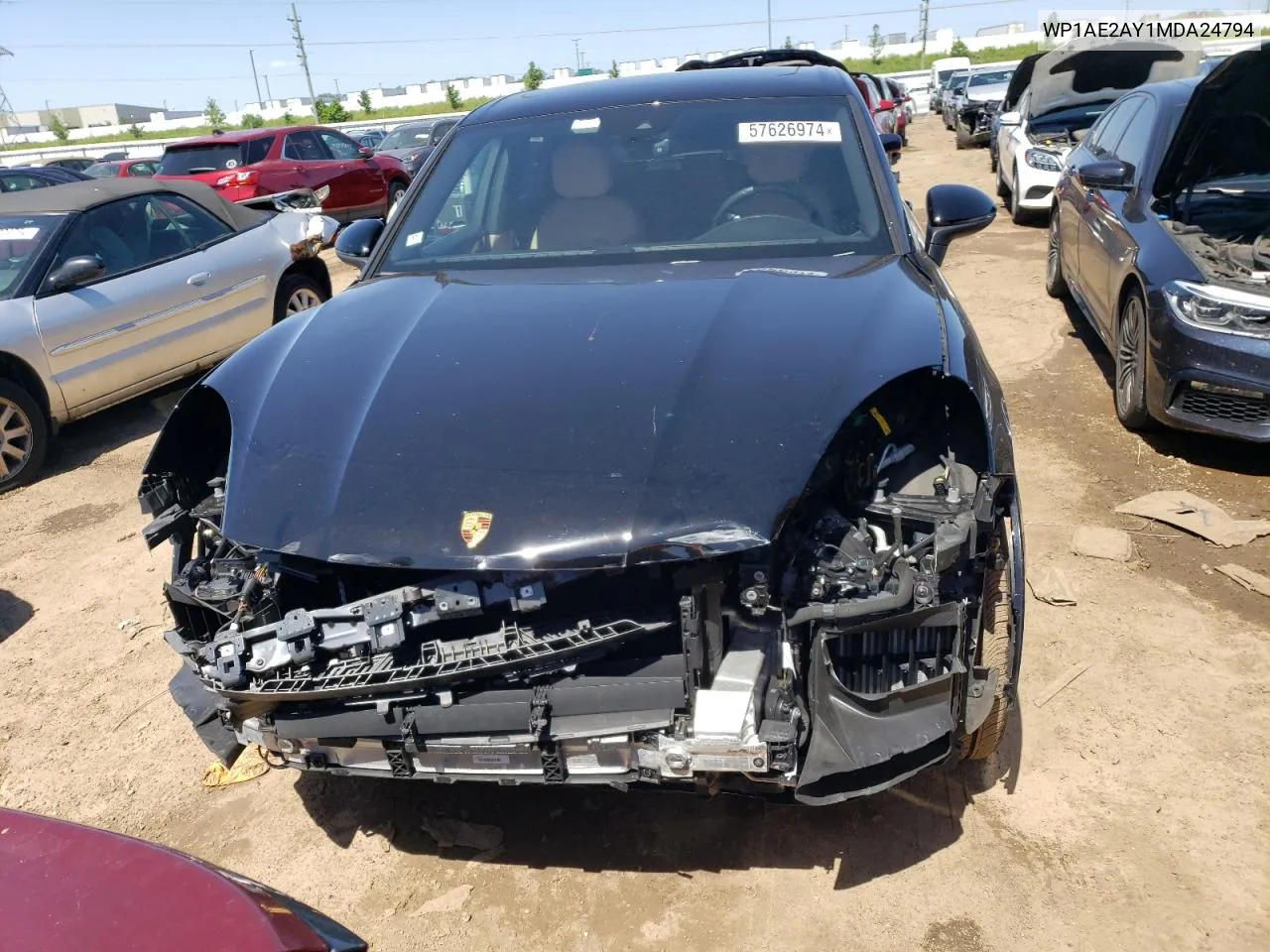 2021 Porsche Cayenne E-Hybrid VIN: WP1AE2AY1MDA24794 Lot: 57626974