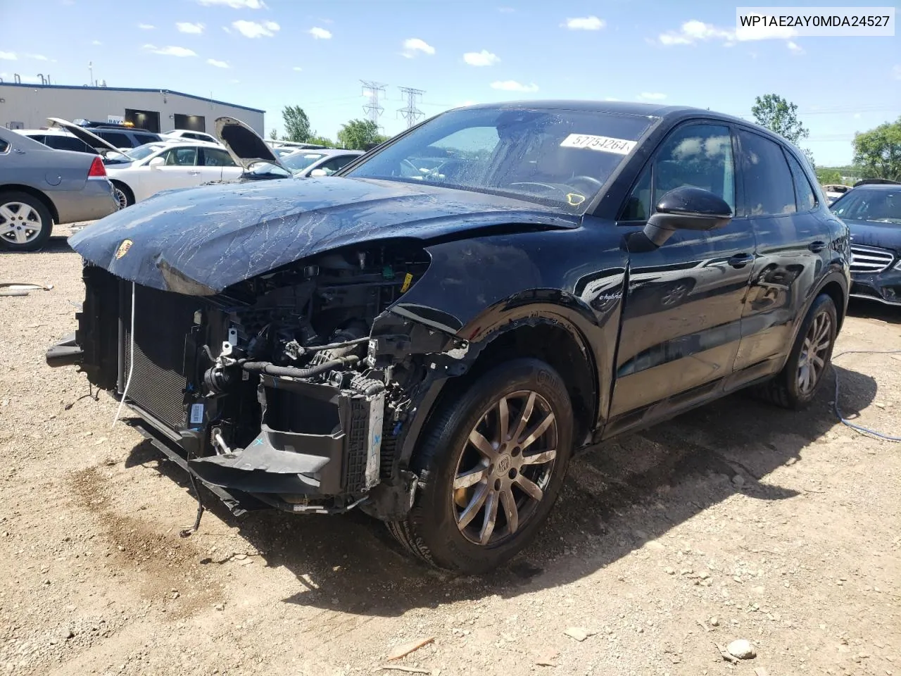 2021 Porsche Cayenne E-Hybrid VIN: WP1AE2AY0MDA24527 Lot: 57754264