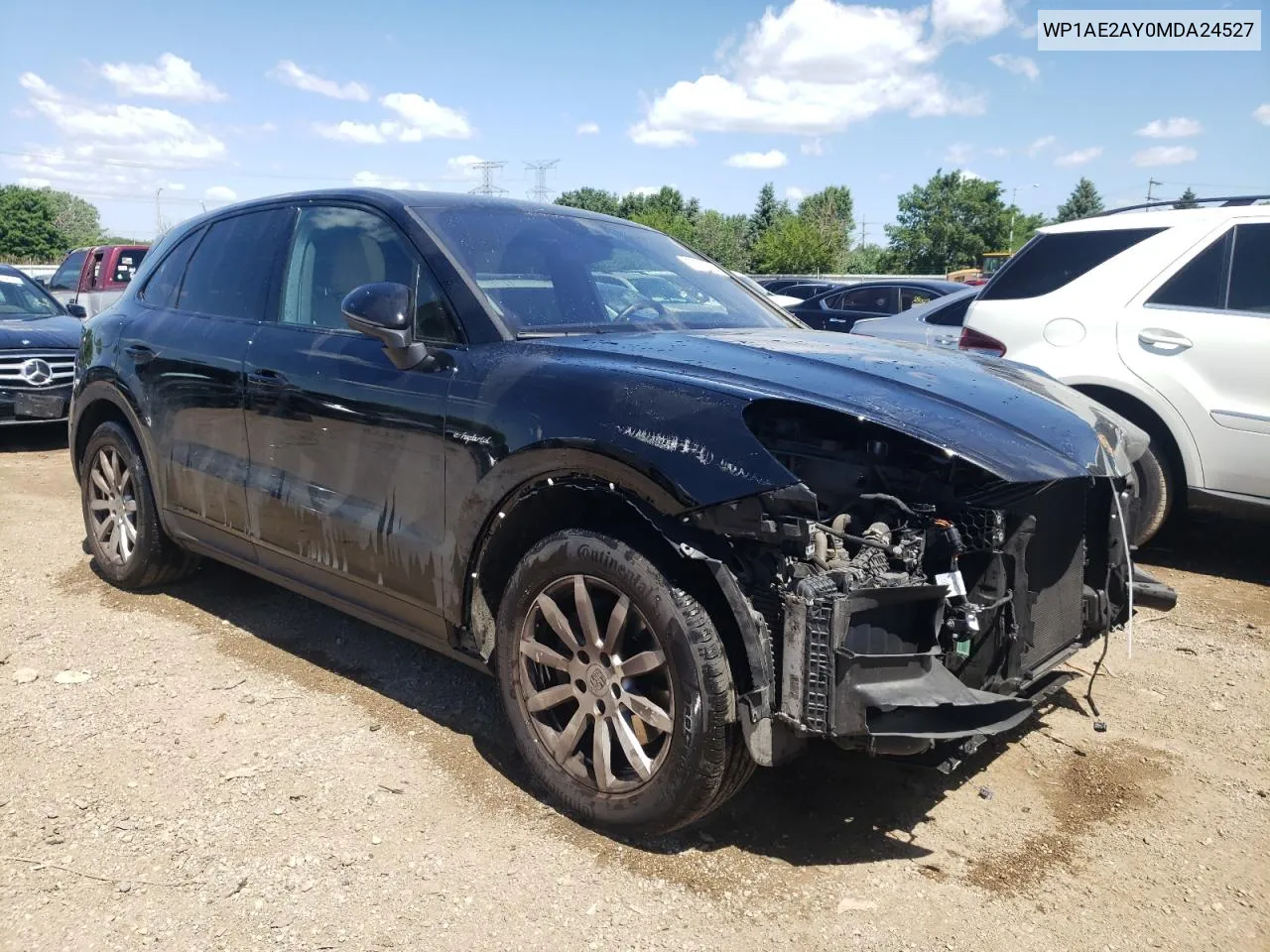 2021 Porsche Cayenne E-Hybrid VIN: WP1AE2AY0MDA24527 Lot: 57754264